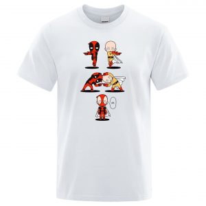 T-Shirt One Punch Man Fusion Saitama Deadpool S Official Dr. Stone Merch