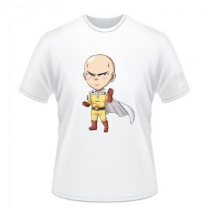 T-Shirt One Punch Man Saitama sourcils froncés S Official Dr. Stone Merch