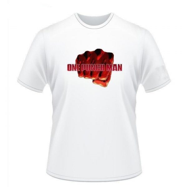 T-Shirt One Punch Man Saitama logo punch S Official Dr. Stone Merch