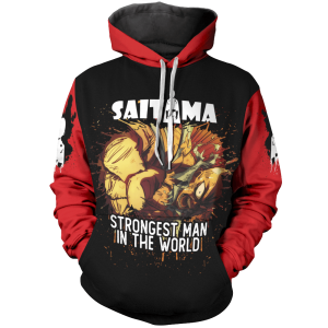 Strongest Man in the World Unisex Pullover Hoodie FDM0809 S Official One Puch Man Merch