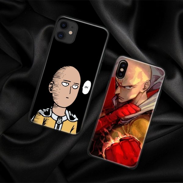 One Punch Man anime Saitama Garou soft silicone Phone case cover shell For iPhone 6 6s - One Punch Man Merch