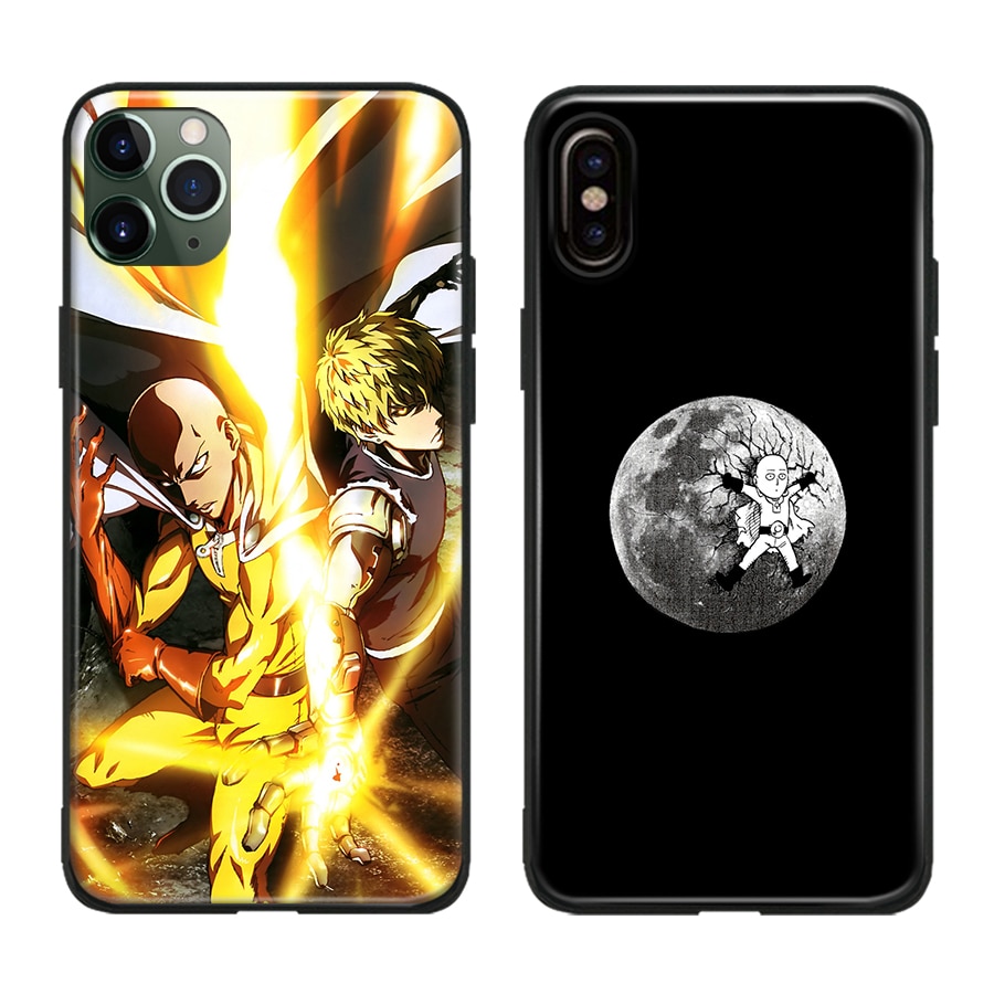 One-Punch Man anime Saitama Garou soft silicone Phone case cover shell For iPhone 6 6s 7 8 Plus X XR XS 11 Pro Max
