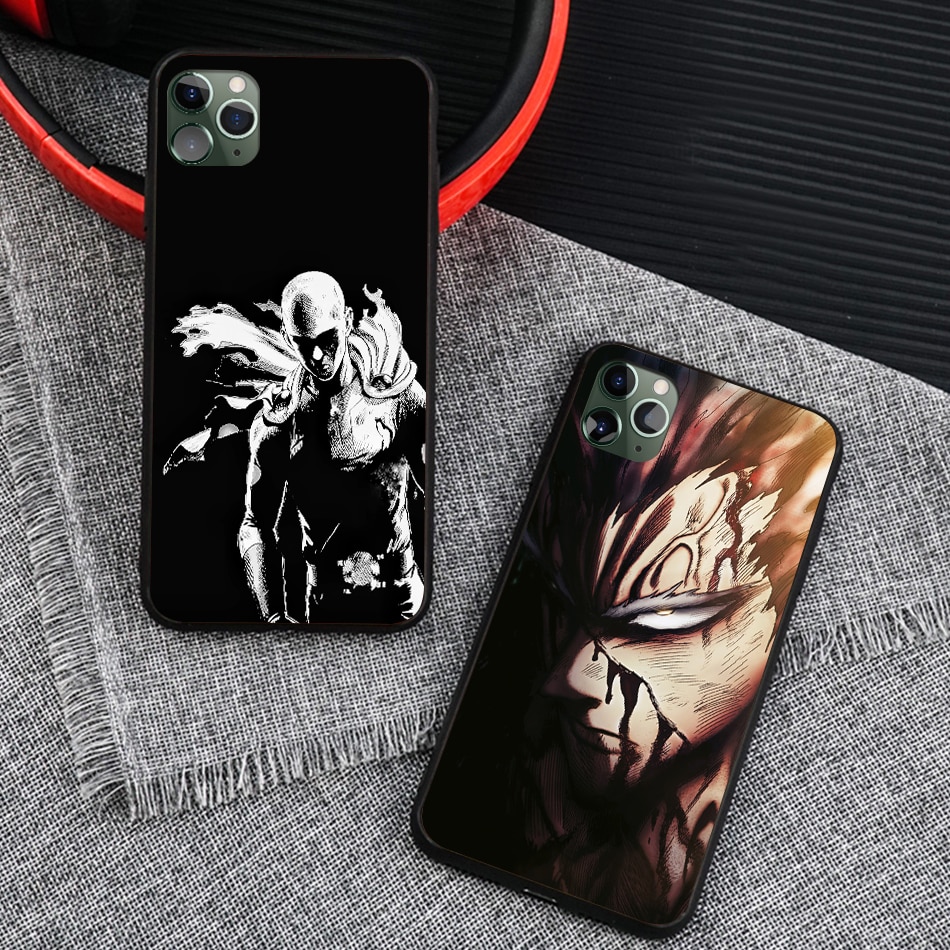 One-Punch Man anime Saitama Garou soft silicone Phone case cover shell For iPhone 6 6s 7 8 Plus X XR XS 11 Pro Max