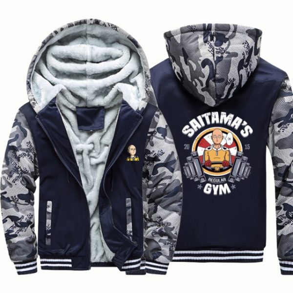 One Punch Man Anime windbreak outwear Male coatwarm hoodie man thick Camouflage Sleeve causal winter Jacket 16.jpg 640x640 16 - One Punch Man Merch